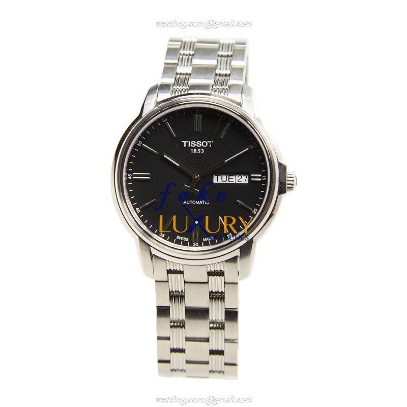 Tissot T-CLASSIC T065.430.11.051.00 Automatic Black Dial Stainless Steel Replica Watch - Image 2