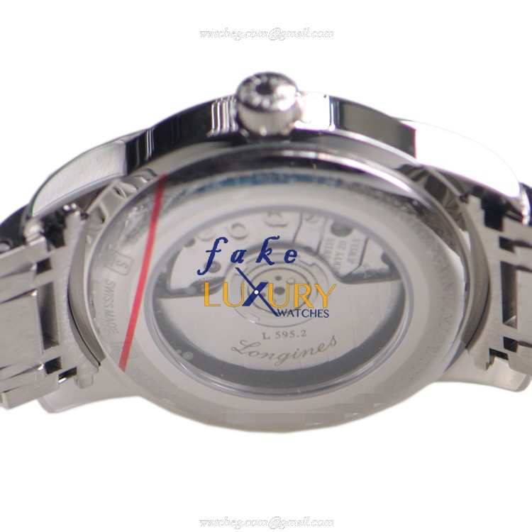 Longines L2.563.4.52.6 SAINT IMIER Automatic Steel Replica Watch | Stainless Steel | Black Dial - Image 4