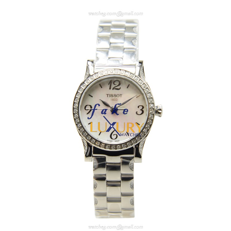Tissot T028.210.11.117.00 Replica Watch With Quartz Movement, White Dial, Stainless Steel & - Image 2