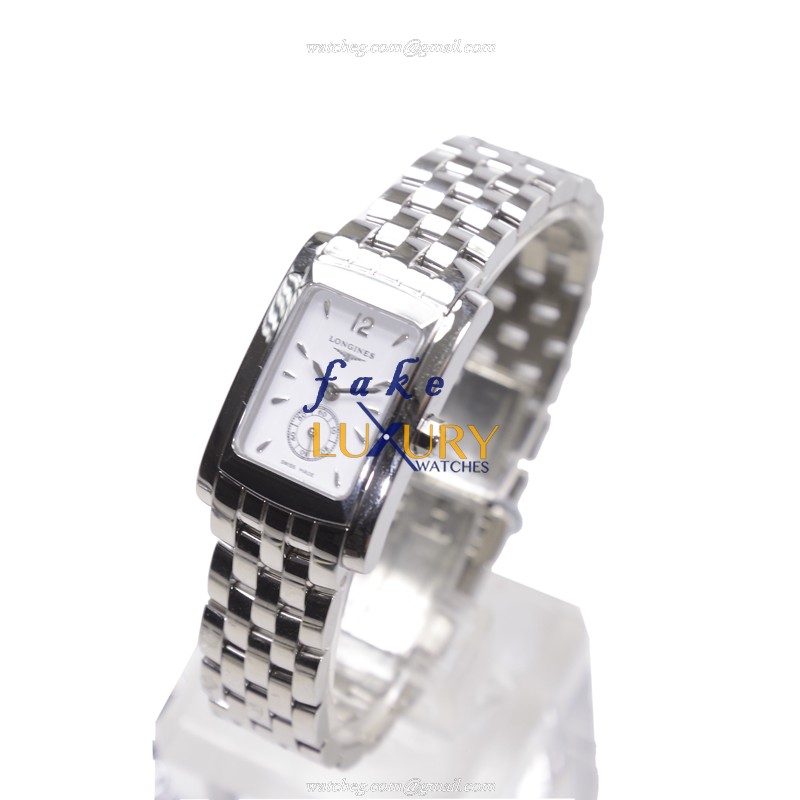 Longines L5.155.4.16.6 Dolce Vita Quartz Stainless Steel White Dial Silver Strap Replica Watch - Image 3
