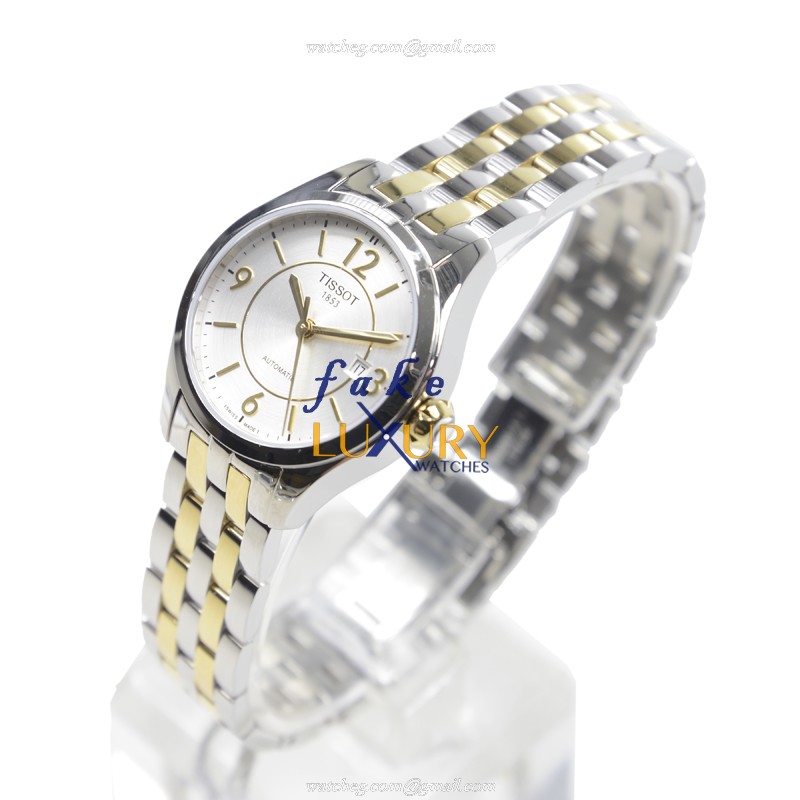 Tissot T038.007.22.037.00 T-Classic Replica Watch, Automatic, White Dial, 28mm Steel Case - Image 3