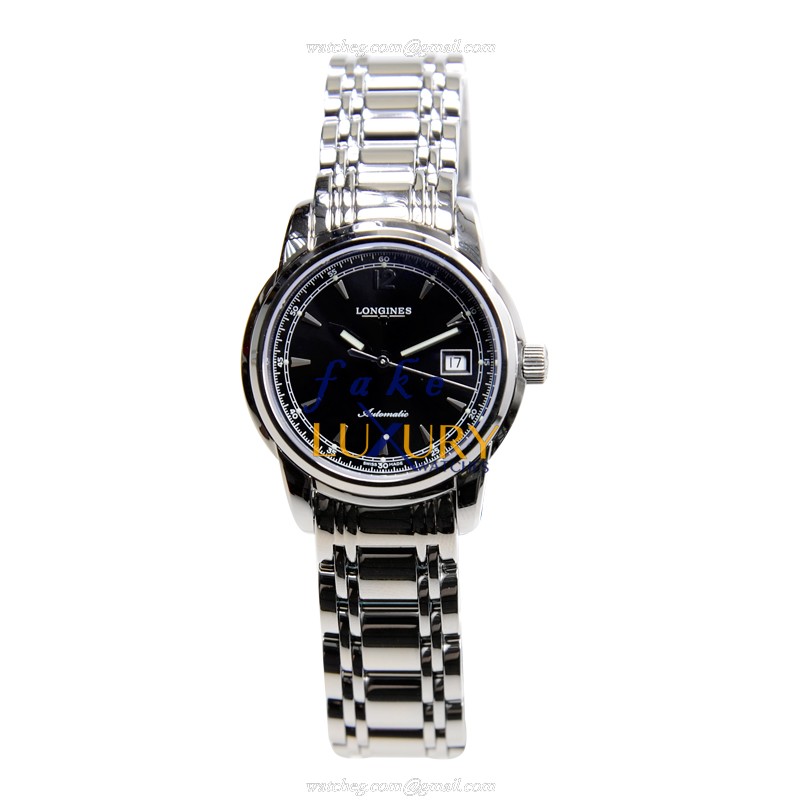 Longines L2.563.4.59.6 - Replica Watch - Saint Imier Automatic - 30mm Steel Case - Black Dial - Image 2