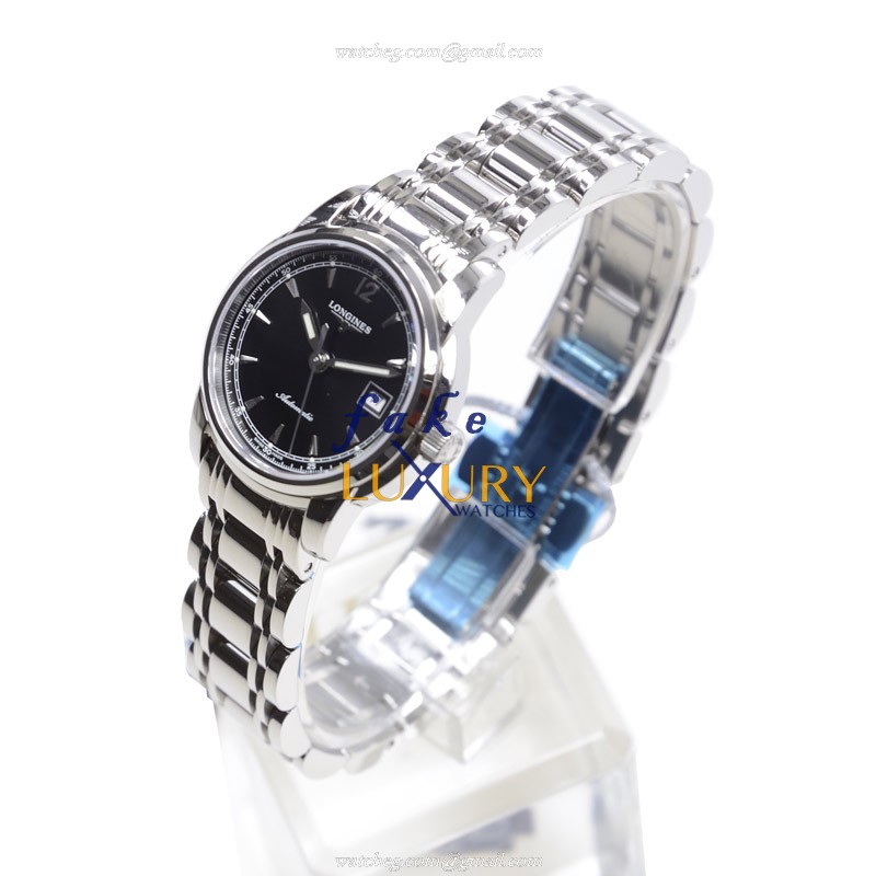 Longines L2.563.4.59.6 - Replica Watch - Saint Imier Automatic - 30mm Steel Case - Black Dial - Image 3