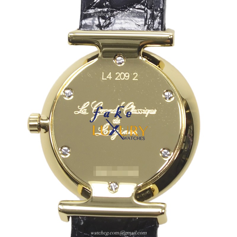 Longines La Grande Replica Watch L4.209.2.32.2 Quartz Movement, 18kt Yellow Gold Case, Gold Dial - Image 3