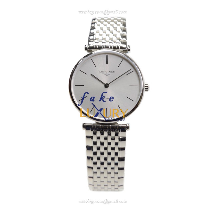 Longines L4.708.4.72.6 Automatic Silver Dial Replica Watch - Image 2