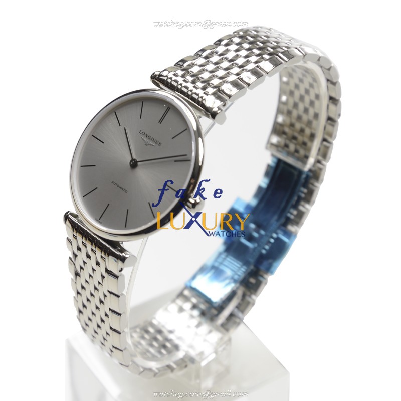 Longines L4.708.4.72.6 Automatic Silver Dial Replica Watch - Image 3