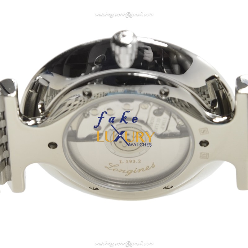 Longines L4.708.4.72.6 Automatic Silver Dial Replica Watch - Image 4