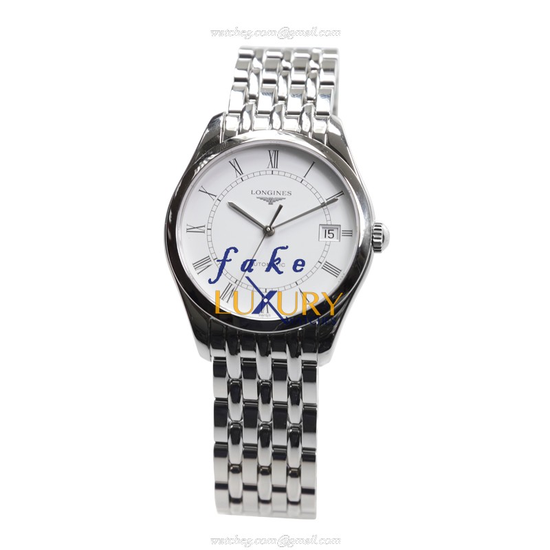Longines Elegant Series L4.898.4.11.6 Replica Watch, White Dial, Steel Bracelet, Automatic - Image 2