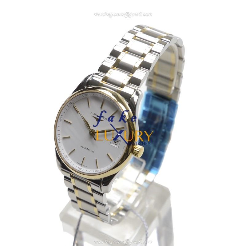 Longines L2.518.5.12.7 Master Auto 18kt Gold Steel Case Replica Watch - Image 3