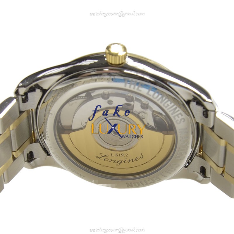 Longines L2.518.5.12.7 Master Auto 18kt Gold Steel Case Replica Watch - Image 4