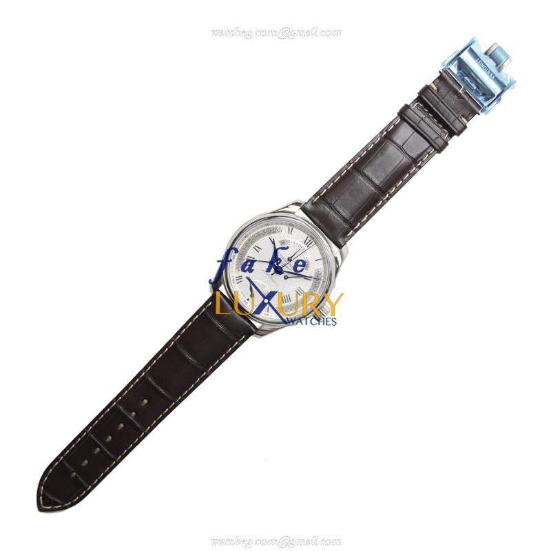 Longines Master L2.716.4.71.3 Automatic Silver Dial Stainless Steel Alligator Strap Replica Watch - Image 2