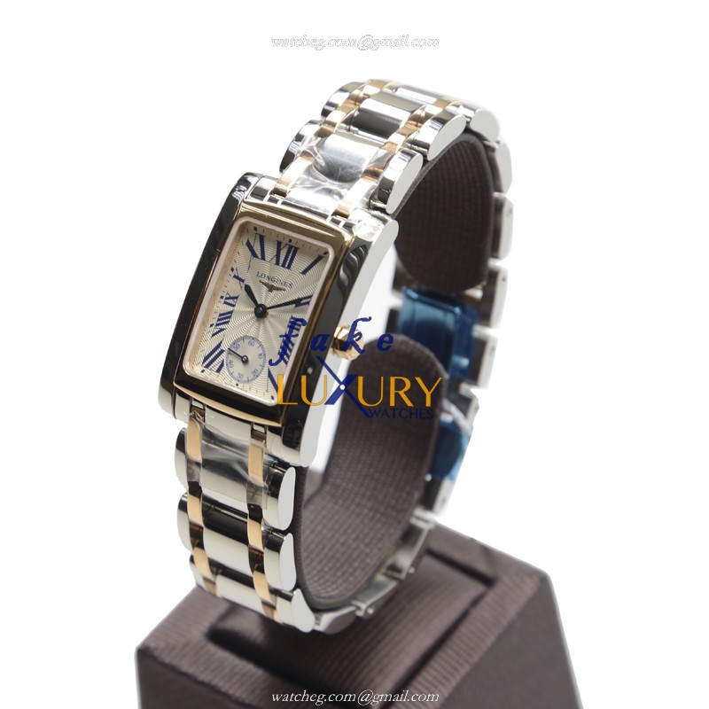 Longines L5.502.5.71.7 Dolce Vita Replica Watch With Quartz Movement Silver Dial 18kt Rose Gold And - Image 3