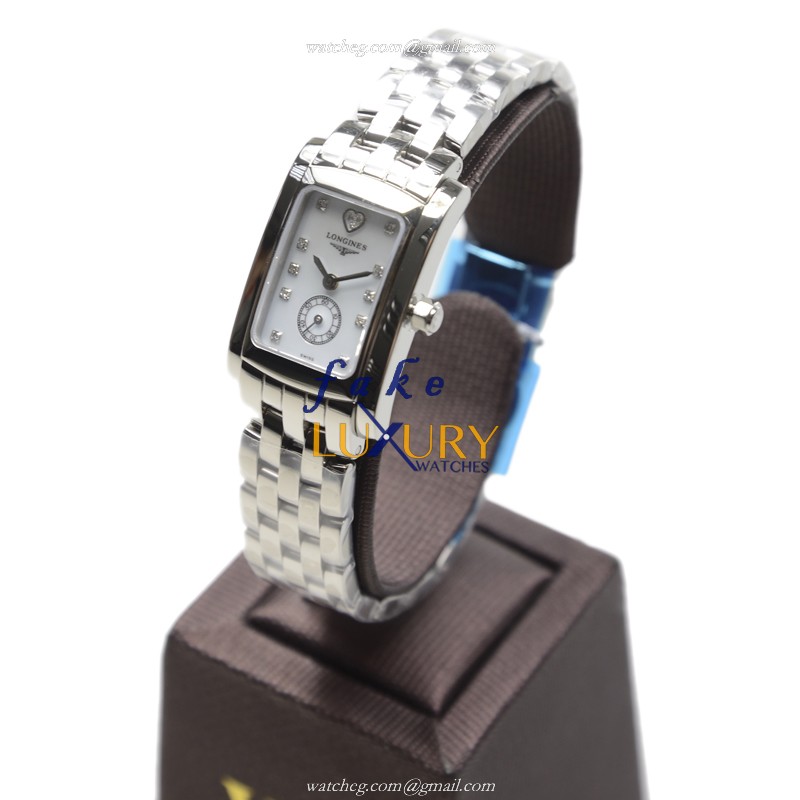 Longines L5.155.4.92.6 Dolce Vita Quartz Stainless Steel White Dial Replica Watch - Image 3
