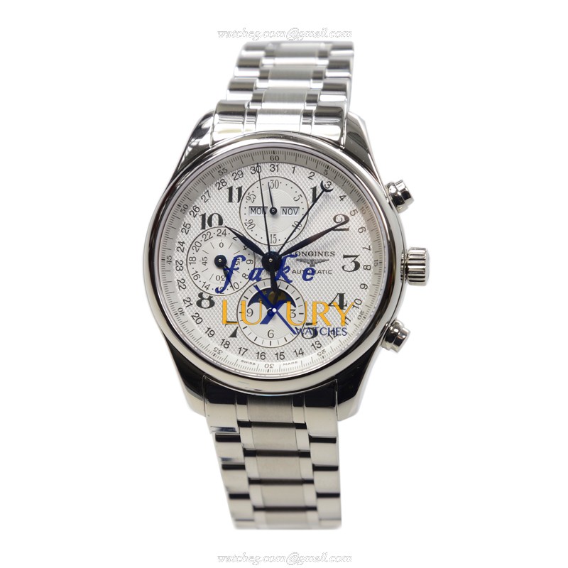 Longines L2.773.4.78.6 Master Replica Watch With Automatic Movement Silver Dial Stainless Steel - Image 2