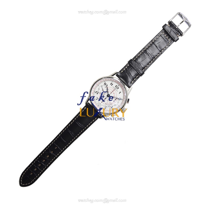 -Longines-L2.780.4.18.0-HERITAGE-Automatic-Swiss-Movement-41mm-White-Dial-Black-Alligator-Strap-R - Image 2