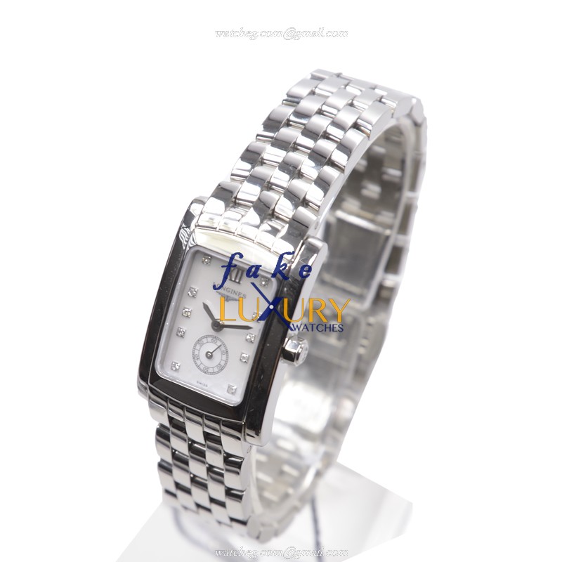 - L5.155.4.84.6 - Longines Dolce Vita Quartz Replica Watch - Stainless Steel Case - White Dial - Image 3