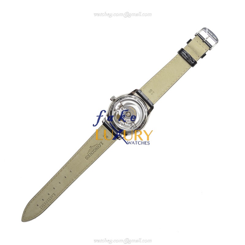 Longines L4.799.4.72.2 Flagship Replica Watch, Gray Dial, Steel Case, Automatic Movement - Image 3