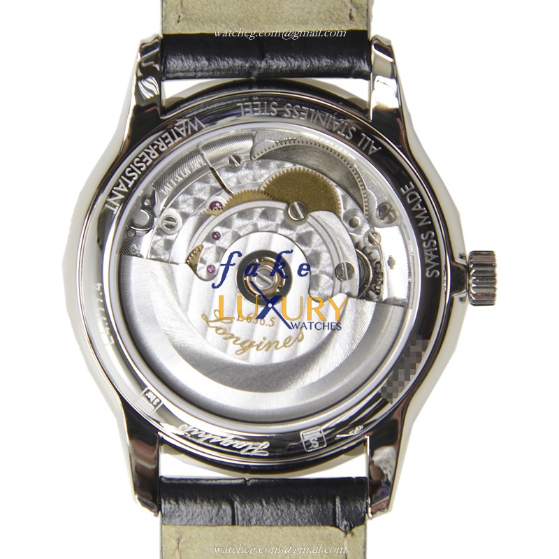 Longines L4.799.4.72.2 Flagship Replica Watch, Gray Dial, Steel Case, Automatic Movement - Image 4