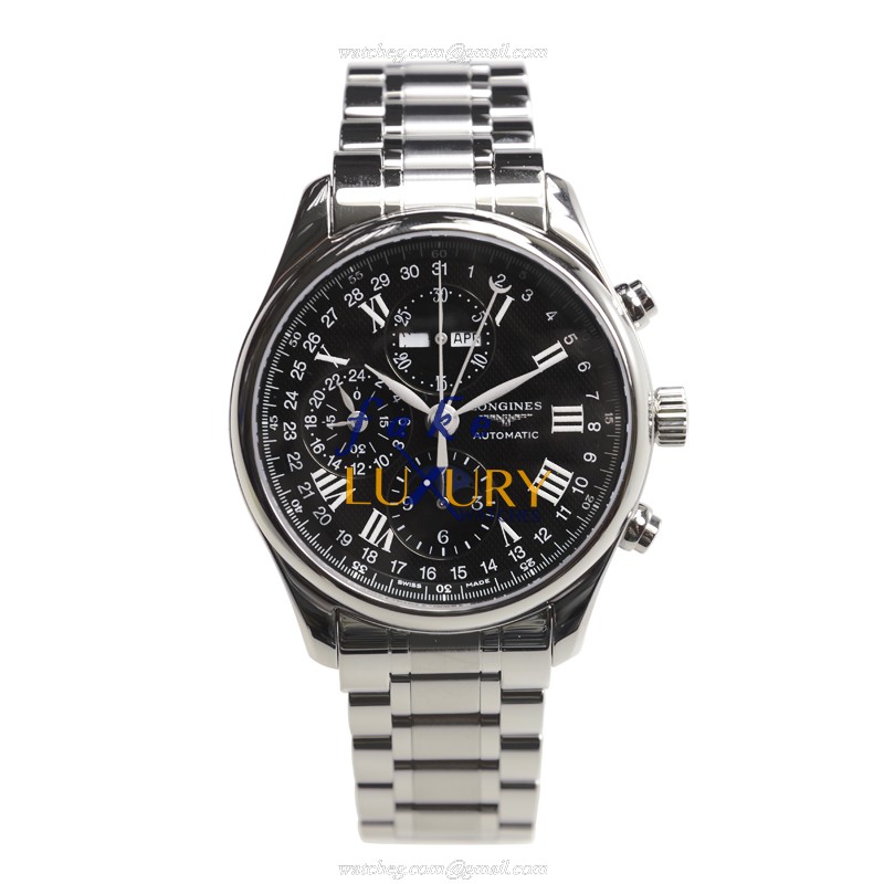 Longines L2.773.4.51.6 Master Automatic Stainless Steel Replica Watch - 42mm Silver Dial - Swiss - Image 2