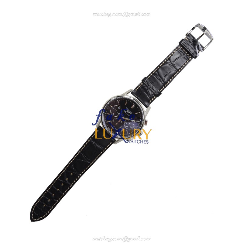 Longines L2.749.4.52.0 Heritage Replica Watch, Automatic Movement, Black Dial, Steel Case - Image 2