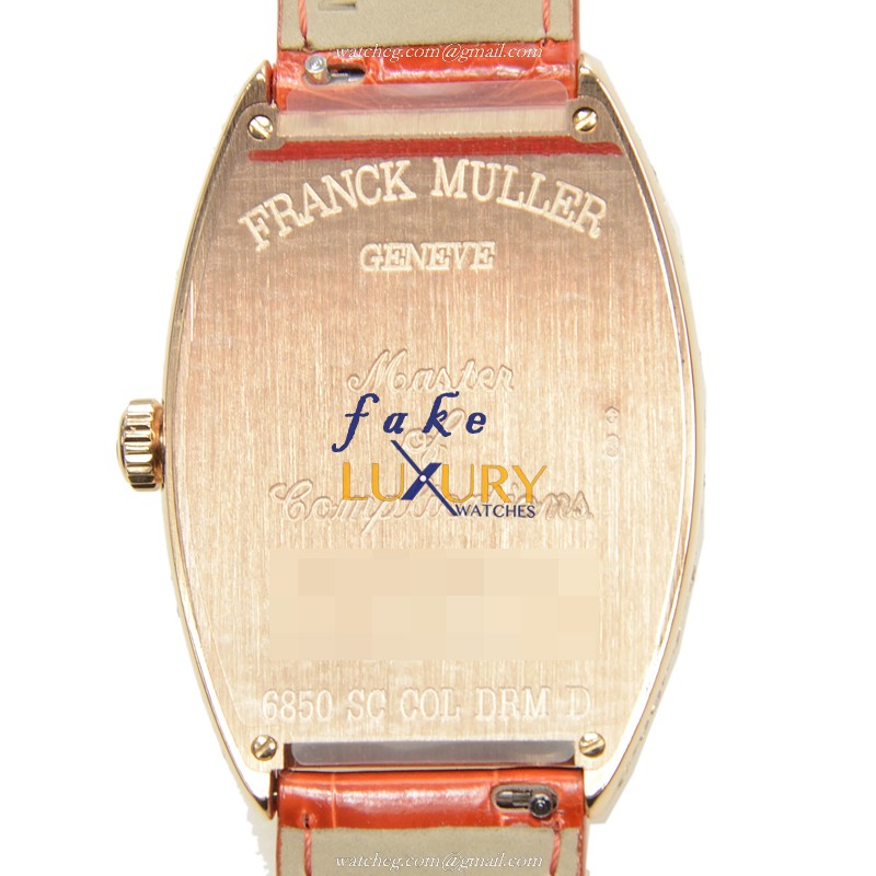 Franck Muller 6850SCCOLDRMD5NCINTREECURVEXAutomatic18ktRoseGoldDiamondsReplicaWatch - Image 3