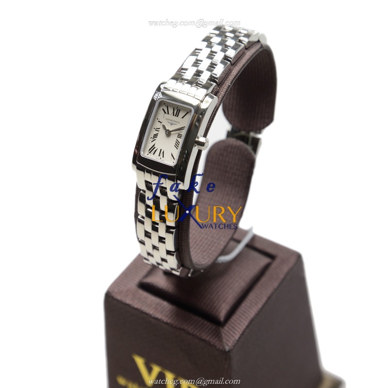Longines L5.158.4.71.6 Replica Watch, DOLCE VITA Quartz, Silver Dial Stainless Steel Case and - Image 3
