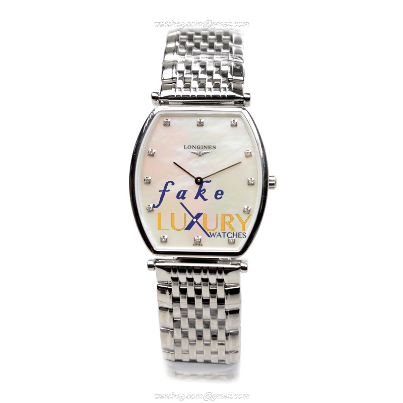 Longines L4.705.4.87.6 Quartz Steel Replica Watch | Automatic | White Dial | Silver Strap | 29.7mm - Image 2