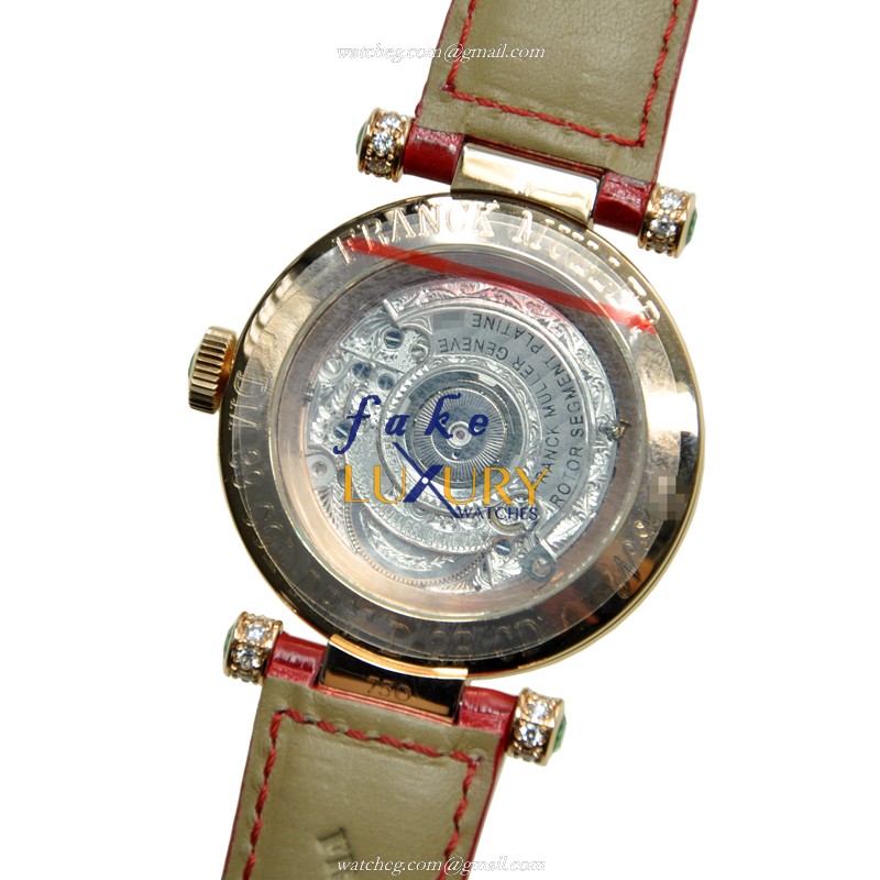 Franck Muller DM39COLDRMD2RCD5N Automatic 18kt Rose Gold & Diamond Replica Watch - Image 3
