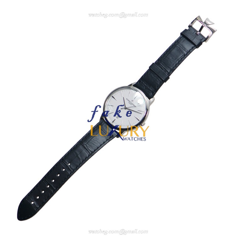 Vacheron Constantin 85180/000G-9230 Patrimony Traditionelle Replica Watch, Automatic, 18kt White - Image 4