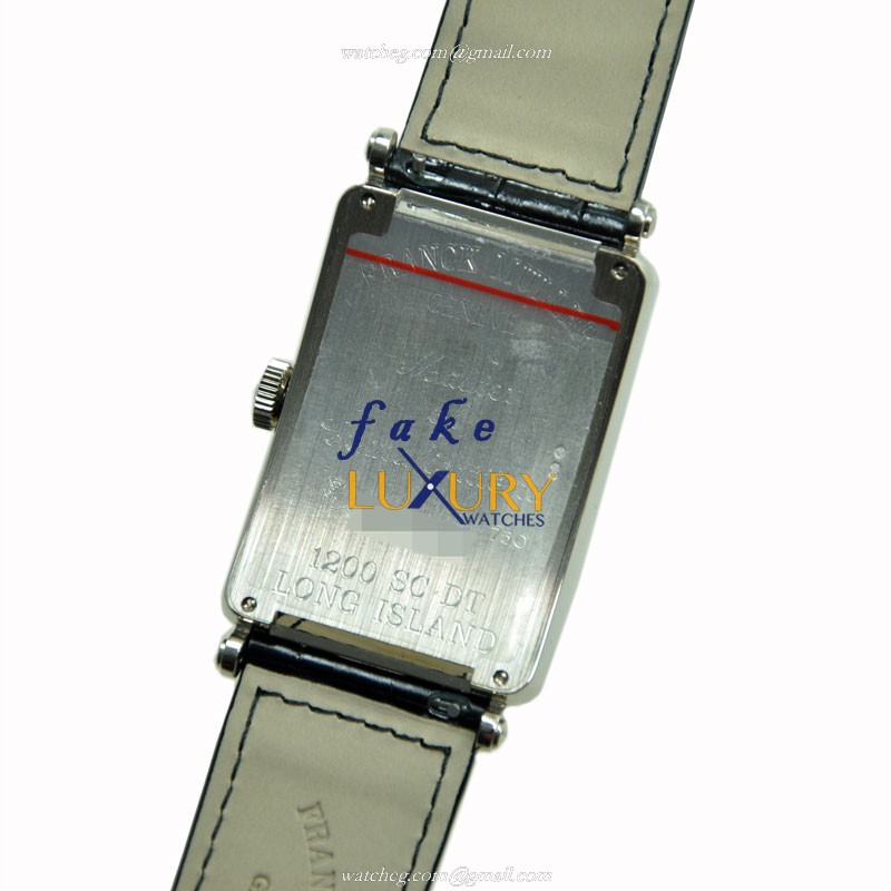 Franck Muller 1200SCDTOG LONG ISLAND Auto 18kt White Gold Replica Watch - Silver Dial, Swiss - Image 3