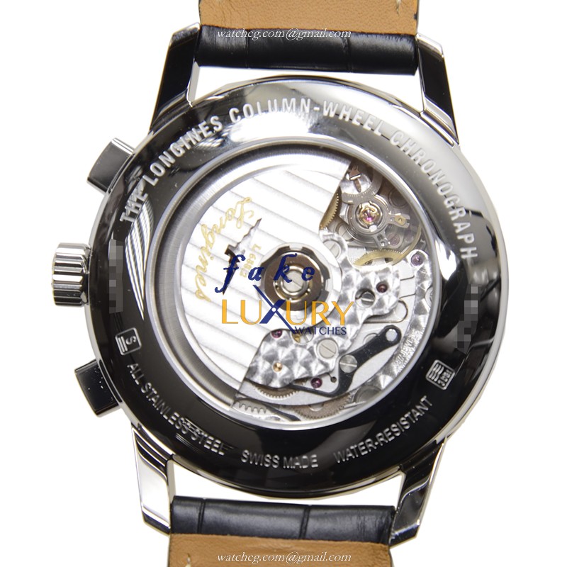 Longines L2.749.4.72.2 Heritage Automatic Stainless Steel Replica Watch - Swiss Movement, Silver - Image 3