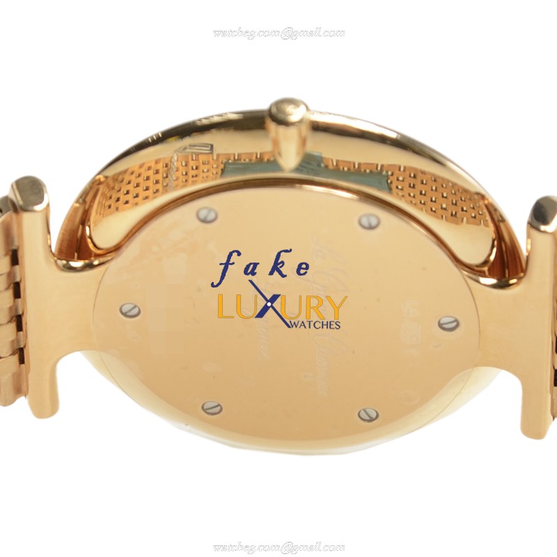 L4.709.1.11.8 - Longines La Grande Replica Watch Quartz 18kt Yellow Gold White Dial - Image 4