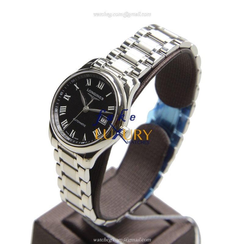 Longines L2.257.4.51.6 MASTER Automatic Black Dial Stainless Steel Replica Watch - Image 3