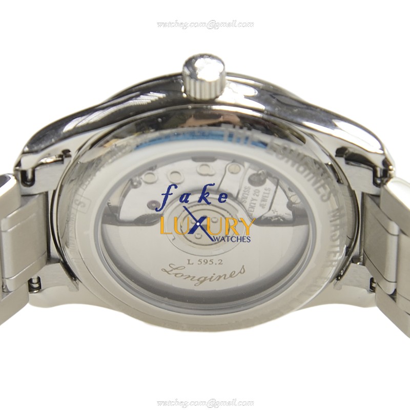 Longines L2.257.4.51.6 MASTER Automatic Black Dial Stainless Steel Replica Watch - Image 4