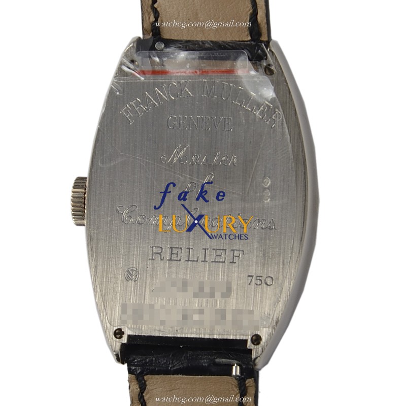 Franck Muller 5850 SC REL OG Replica Watch, Silver Dial, 18kt White Gold Case, Quartz Movement - Image 3