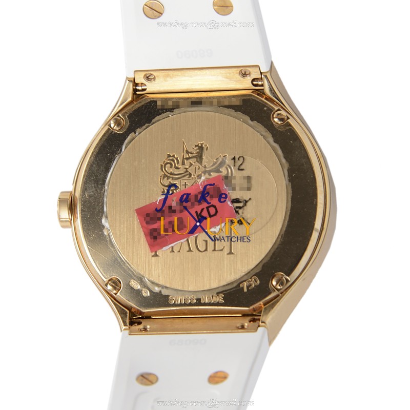 Piaget G0A35013 Replica Watch, Quartz Movement, White Dial, 18kt Rose Gold & Diamonds Case - Image 3