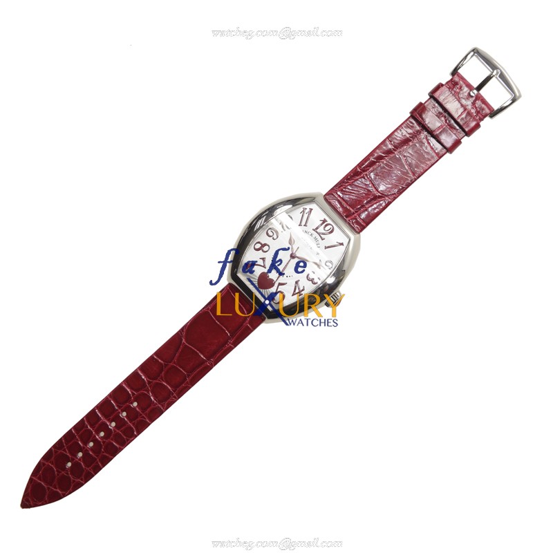 Franck Muller 5000 H SC C 6H OG Master of Complication Replica Watch, Automatic, Silver Dial, White - Image 2