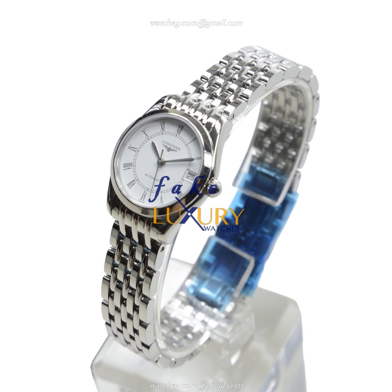 Longines Elegant Series L4.398.4.11.6 Automatic White Dial Silver Stainless Steel Watch Replica - Image 3