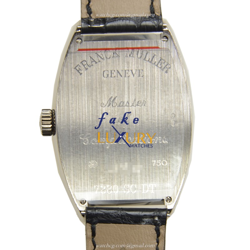 7880 SC DT OG - Franck Muller Cintree Curvex Replica Watch Automatic Silver Dial 18kt White Gold - Image 3