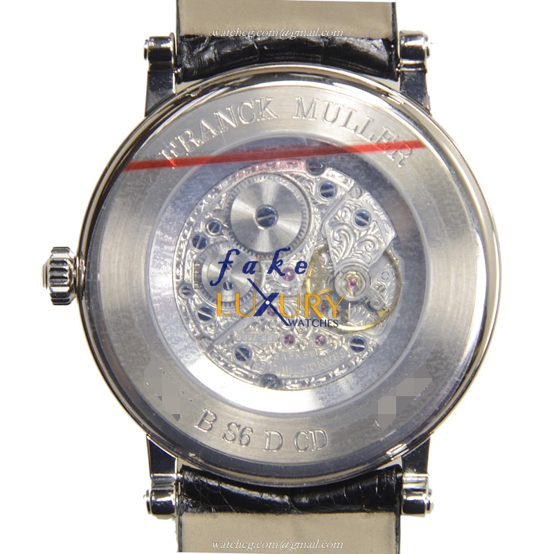 Franck Muller 7421 B S6 D CD OG Replica Watch, Silver Dial, 18kt White Gold & Diamond Case - Image 3
