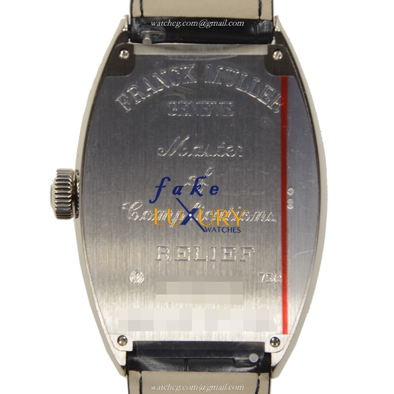 Franck Muller 8880 SC DT REL OG Replica Watch, Silver Dial, 18kt White Gold Case, Automatic - Image 3