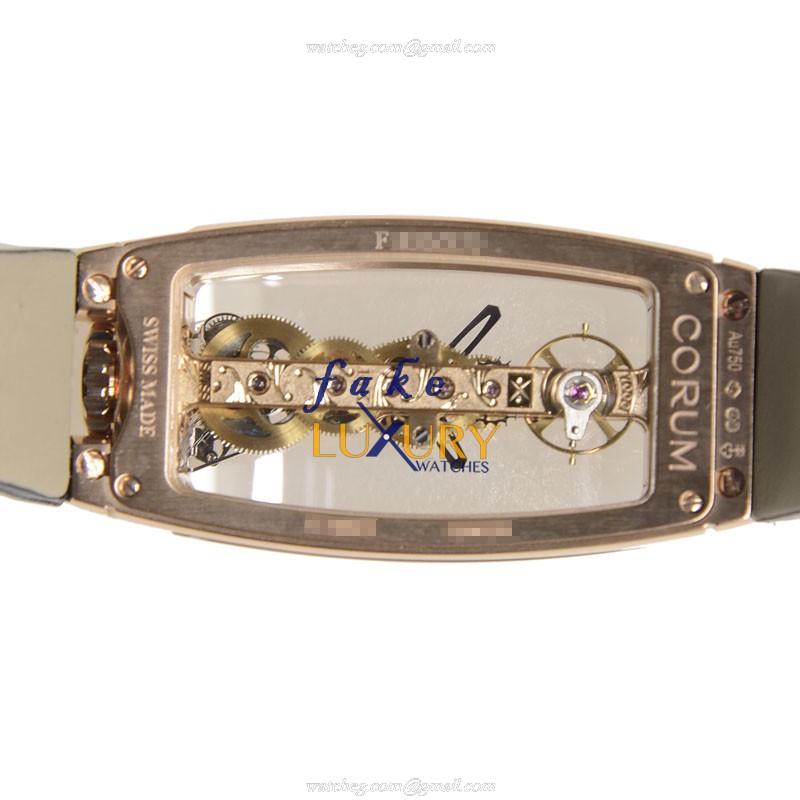 Corum 113.102.85/0001.0000/1131028500010000 BRIDGE Replica Watch, 18kt Rose Gold & Diamonds - Image 3