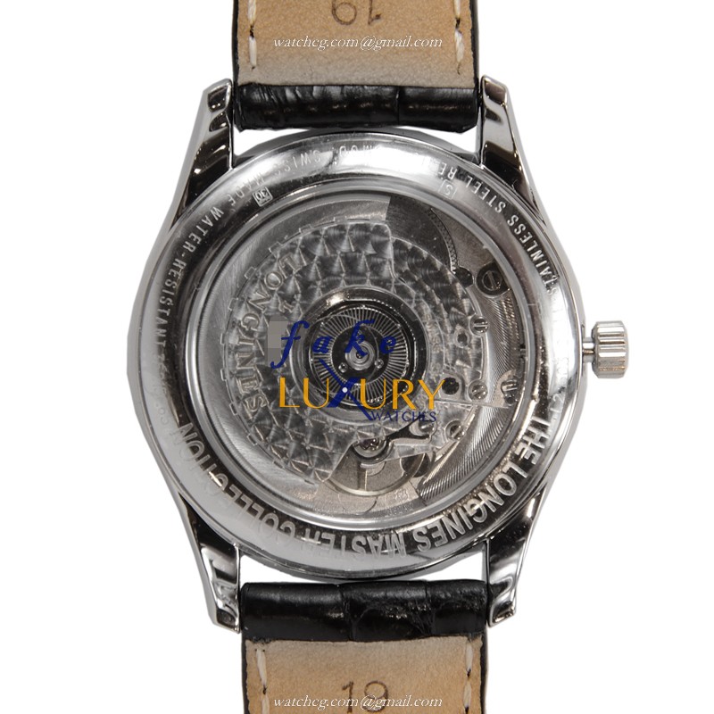 Longines Master L2.503.0.57.3 Replica Watch, Automatic Movement, Black Dial, Diamonds Case - Image 3