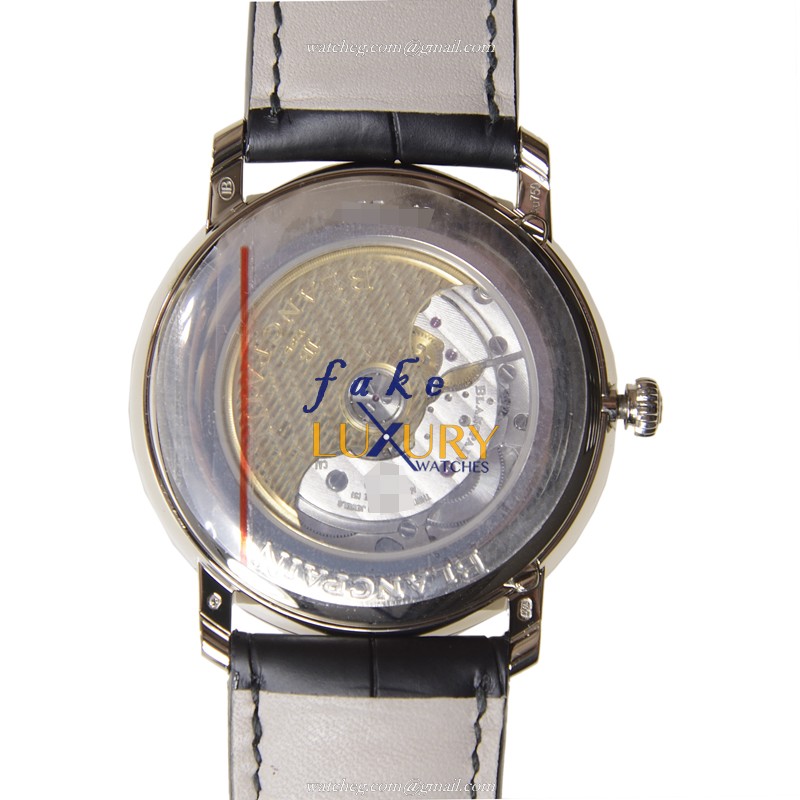 Blancpain 6670-1542-55B Villeret Replica Watch, Automatic Movement, White Gold Case, Silver Dial - Image 3