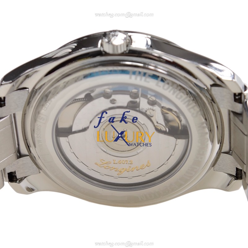 Longines L2.648.4.78.6 Master Automatic Stainless Steel Replica Watch - Swiss Movement, Silver - Image 4