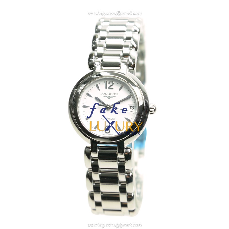 Longines L8.111.4.16.6 PRIMA LUNA Automatic - White Dial - Stainless Steel Case - Replica Watch - Image 2