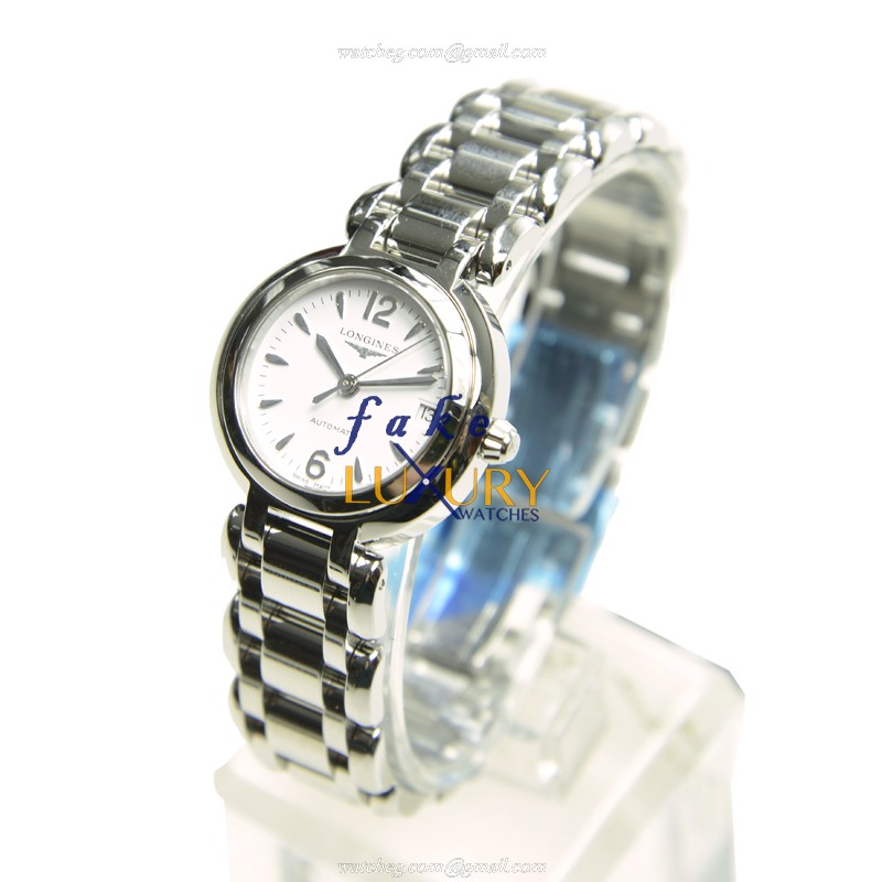 Longines L8.111.4.16.6 PRIMA LUNA Automatic - White Dial - Stainless Steel Case - Replica Watch - Image 3