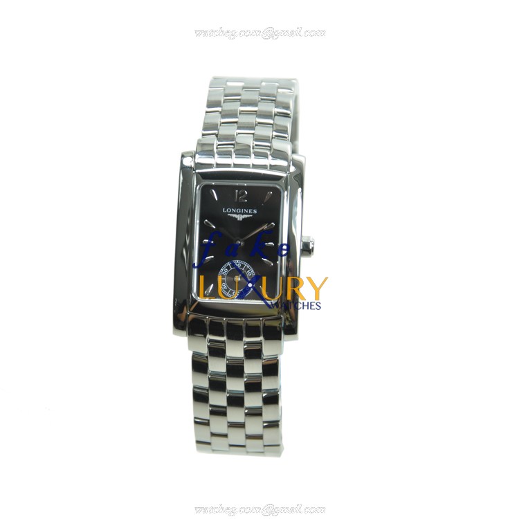 L5.502.4.76.6 - Longines Dolce Vita Replica Watch Quartz Steel Black Dial Silver Bracelet - Image 2