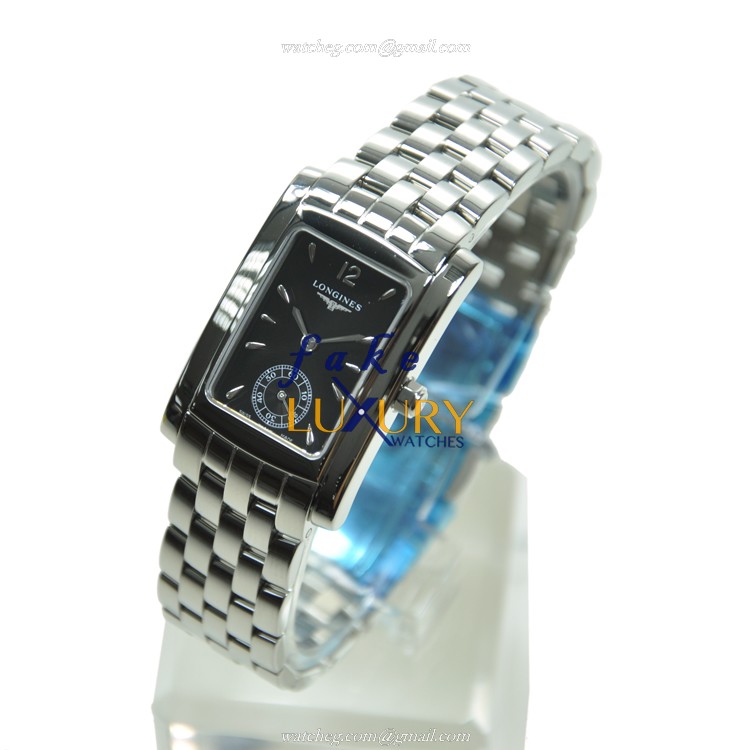 L5.502.4.76.6 - Longines Dolce Vita Replica Watch Quartz Steel Black Dial Silver Bracelet - Image 3
