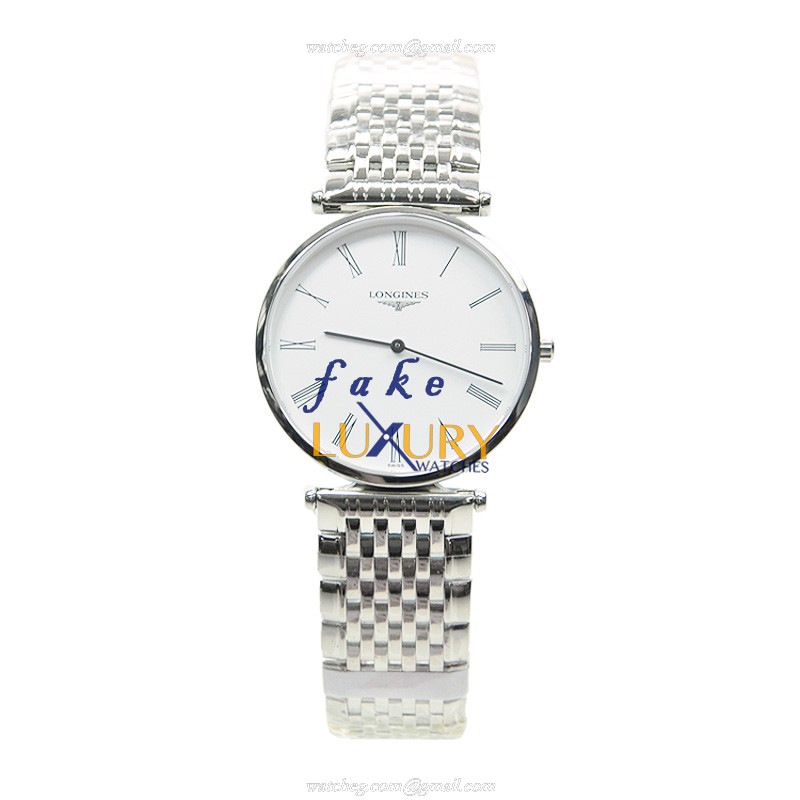 L4.709.4.11.6 - Longines La Grande Replica Watch - Quartz - White Dial Stainless Steel - Image 2